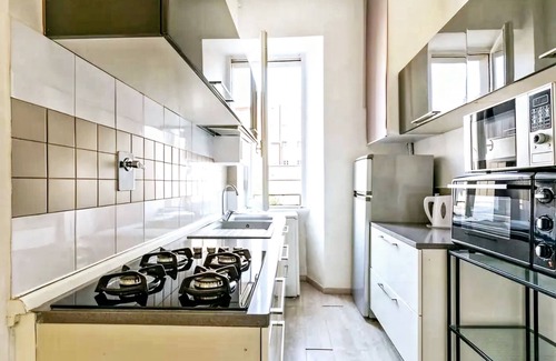 Rione XIV Borgo Apartment | Luxury Designer Rome — St. Peter Dome Views