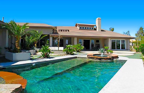 Canyon Gate House | Luxury Modern Estate, Amazing Strip Views! Pool, Spa, Basketball, Game Room