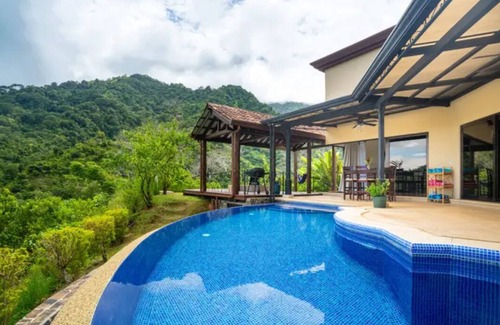 Tres Rios House | Luxury Pura Vida Estate with Private Waterfall, Ocean Views and Jungle Trails