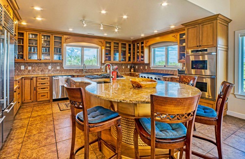 Buxton House | Luxury sound-front home with private pool, hot tub, & dock