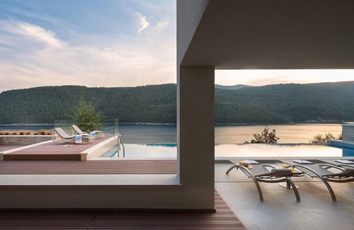 Duga Luka Villa | Luxury Villa Labin Palace II with private pool by the sea in Labin - Istria