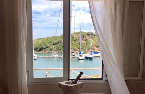 Port d'Addaia Villa | Luxury water front villa. 4 beds, private pool, wifi, magnificent location. AC.