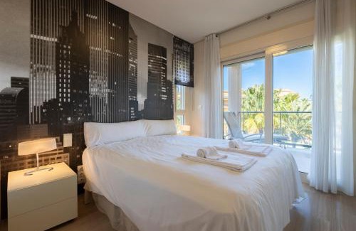 Platja de l'Arenal Apartment | Mármara - Piscina, Balcón y Vistas en Jávea