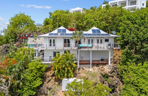 Peterborg Villa | Magens Bay - dining - POOL - Incredible views