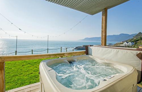 Shelter Cove Apartment | Magnificent Oceanview by OceanviewHotTubs Oceanfront! Shelter Cove, CA Tesla EV station