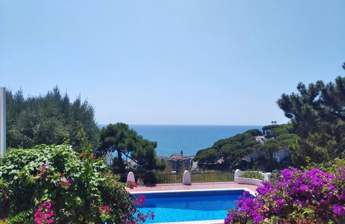 Sant Pol De Mar Villa | Magnificent villa with swimming pool and stunning beach views on Barcelona Coast