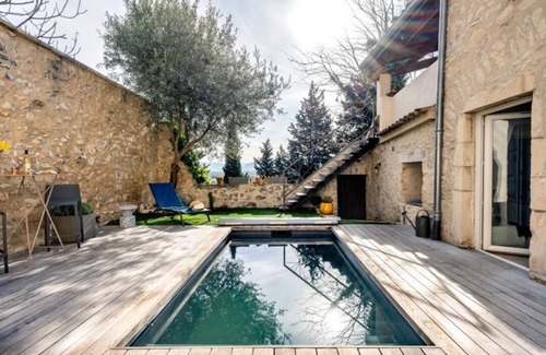 Puygiron House | Maison en Pierres, 6/8pers, Piscine & Sublime vue