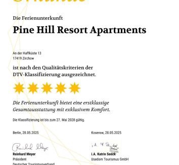 Zirchow Apartment | Maisonette-Apartment C11 "Pine Hill Resort" Zwei Balkone, zwei Terrassen