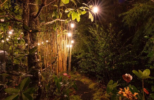 Royal Hawaiian Estates Cabin | Manini Hale: 5 Min to Volcano, Cozy A-Frame Cabin W/HOT TUB and INFRARED SAUNA