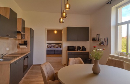Bad Sooden-Allendorf Apartment | Manufaktur Schrotsche | 6 bedrooms | 14 p | 4 bathrooms | perfect for groups & families!