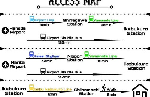 Minaminagasaki Apartment | Maple & Ginkgo ViewsAutumn Stay Near Ikebukuro N105