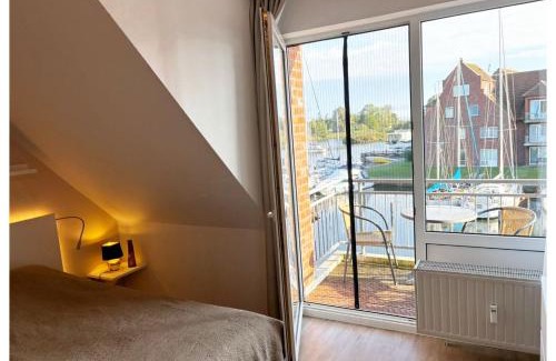 Ueckermuende Apartment | Maritimes Apartm im Yachthafen der Lagunenstadt Ueckermünde