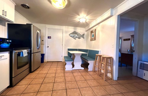 Folly Beach Cottage | Marshfront Suite downstairs @ the Sea Pear Cottage — views + steps to the beach!