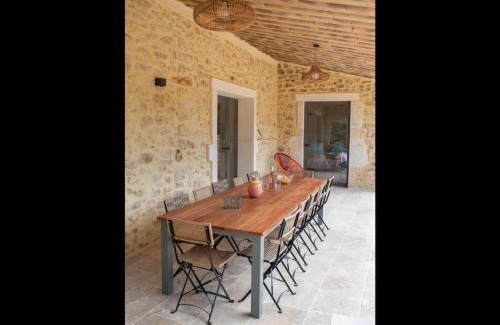 Saint-Andre-d'Olerargues House | Mas Blanquet piscine intérieure