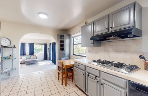 Montecito House | Mediterranean Home with Ocean & Mountain Views, Garden Patios & Great Location