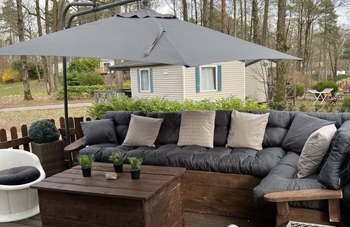 Saint-Cheron House | Mobil Home 6 Couchages Avec Belle Terrasse de 30 Mètres Carrée