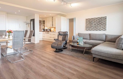 Wenningstedt-Braderup Apartment | Modern 2-room apartment with sea view and approx. 65 m², for up to 4 people