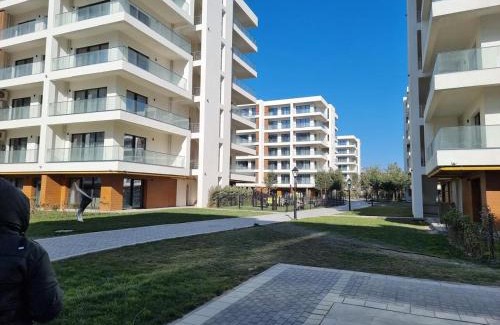 Nardaran Apartment | Modern 1-Bedroom Apartment at Sea Breeze Park Residences 2, Just Steps from the Beach, with Pool, Gym, Restaurants and Free Parking