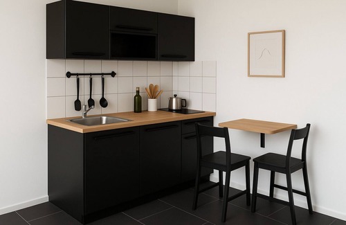 Lebenstedt Apartment | Modern 1-room apartment with feel-good character.