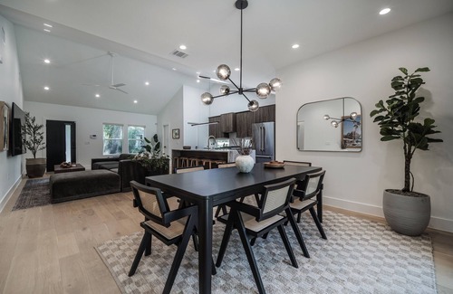 Barton Heights House | Modern 4BR in Zilker near South Lamar, Walkable, Private, Family Friendly