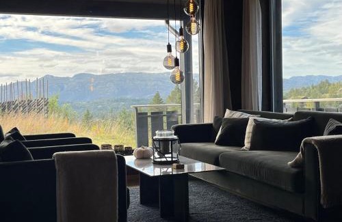 Rauland Apartment | Modern and cozy mountain cabin - panoramic view!