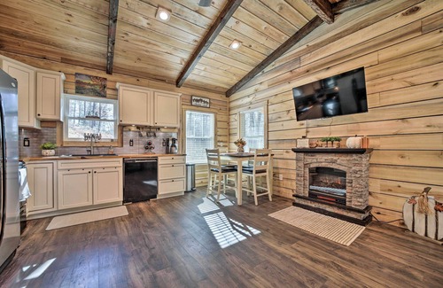 Pisgah Forest Cabin | Modern Cabin w/Fire Pit < 3 Mi to Trails!