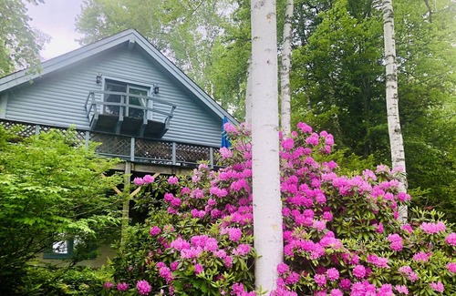Warrensburg Cabin | Modern cabin w/ heated pool near Lake George