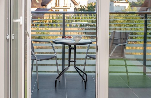 Puck Apartment | Modern holiday flat with a balcony only 500 meters from the beach and the ocean