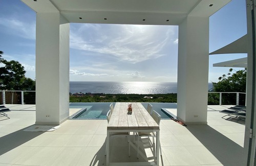 St. Marie Villa | Modern Luxury Villa on edge of cliff with SPECTACULAR VIEWS of Azure Sea