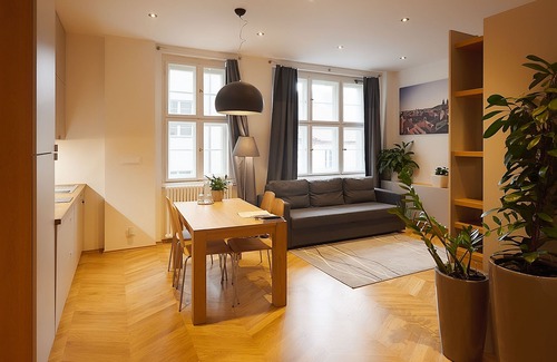 Josefov Apartment | Modern Old Town Apartment In Art Deco House