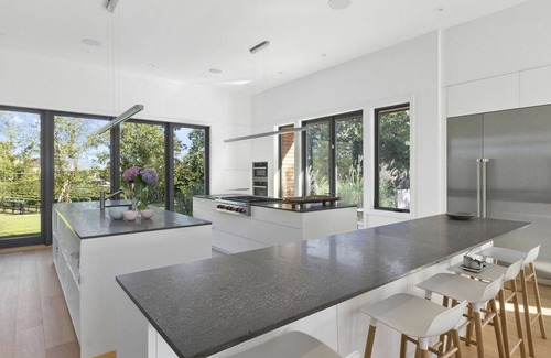 Sagaponack House | Modern-style, clean and sleek home with private pool, open-floor living.