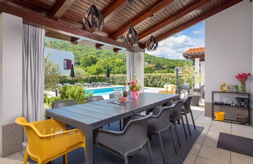 Mihotici Villa | Modern villa Sušanj with outdoor pool in Opatija