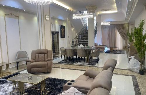 6th of October City Villa | modern villa with coverable pool sheik zayed