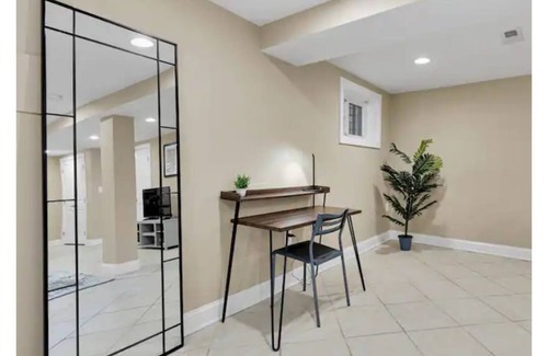Brightwood Park Apartment | Modern & XL 1 Bed w/ housekeeping included near Sherman Circle Park!