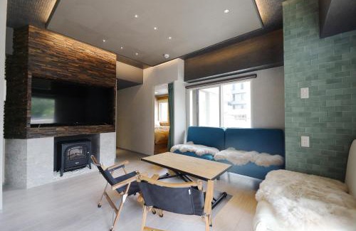 Minami Apartment | MolinHotels206-札幌市定山渓天然温泉に紅葉シーズン到来-K-bed1 & S-bed3