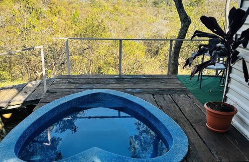 Cerro Plano Cabin | Monkey Cabins near Beach with Mountain Views and Heart Shaped dipping pool