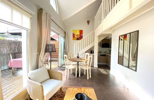 Le Moulleau Apartment | Moulleau center 3 rooms duplex