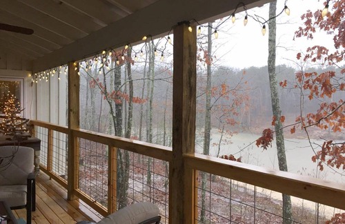 Mentone House | Mountain Farmhouse: 4 Bedrooms, 3.5 Baths, Great Porches And Lake Views