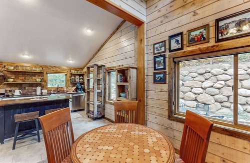 Durango House | Mountain home with gas fireplace, dog-friendly and outdoor deck with BBQ