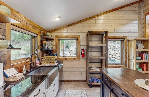 Durango House | Mountain home with gas fireplace, dog-friendly and outdoor deck with BBQ