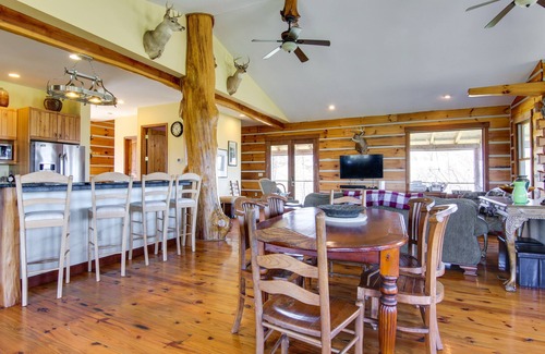 Marshall House | Mountain View & Fire Pit: Rustic Marshall Getaway!