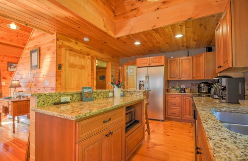 Wardsboro House | Mt. Snow Escape with Hot Tub & Fire Pit, Surrounded by Woods.