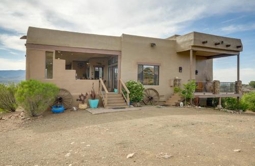 Dewey-Humboldt House | Mtn-View Adobe Home with Large Deck Near Prescott!