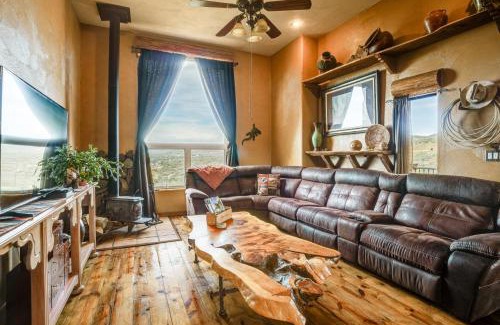 Dewey-Humboldt House | Mtn-View Adobe Home with Large Deck Near Prescott!
