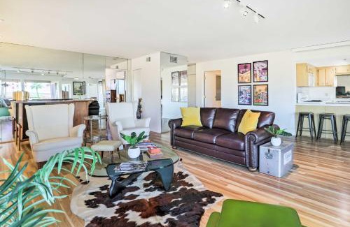 Araby Apartment | Mtn-View Balcony and Pool Access Palm Springs Gem