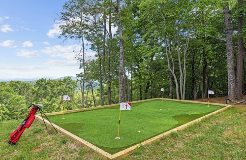 Morganton House | Mtn View & Game Room in Morganton: Spacious Cabin!