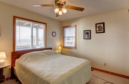 Brigands' Bay House | Multi-level sound-front house with private hot tub, central AC, & WiFi