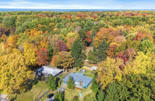 Shorewood-Tower Hills-Harbert House | Near Cherry Beach, New Hot Tub, Yard, Fire Pit, EV charger