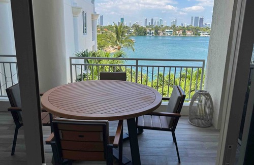 Miami Beach Condo | new furn.1 plus-bedroom, condo Miami Beach, Venetian Islands, Bay Miami View