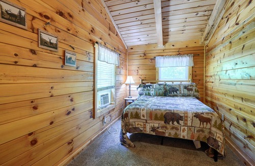 Rockbridge Cabin | New in ground pool! 5 br pet-friendly lodge on 17 wooded acres.